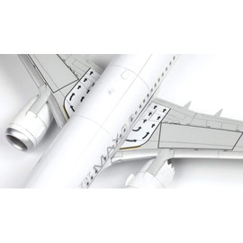 ZVEZDA 500787026 - 1:144 Boeing 737-8 MAX, Modellbau, Bausatz, Standmodellbau, Hobby, Basteln, Plastikbausatz,Unlackiert, Mittel