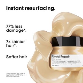 LOral Professionnel Paris LOreal Professionnel Absolut Repair Hair Mask  Protein Treatment For Deep Nourishment  Hydrates, Repairs Damage  Adds Shine 