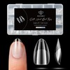 Modelones Nail Tips, Pre-shaped Full Cover Fake Nails Soft Gel