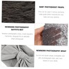 MERRYHAPY 1 Set Newborn Photography Props Set Swaddle Wrap Headband