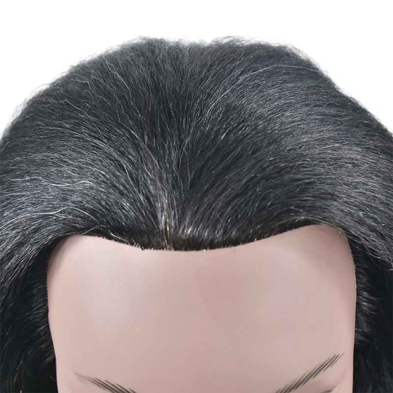 RUISIMEI Training Head 100% Real Hair Cosmetology Mannequin Head Mannequin