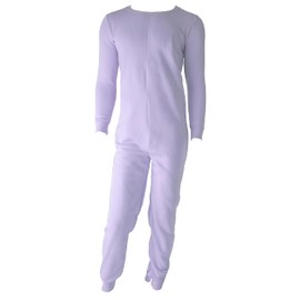 Gertex Adult Adaptive Sleepwear With U-Zip and Back-Zip | Clothing Designed for Special Needs and Disabilities (US, Alpha, X-Small, Regular, Regular, Orchid)