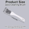 2pcs Bird Cage Cleaner with Long Handle, Bird Cage Brush