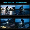APECYC Bike Headlight, Rechargeable Smart Bike Lights with Wireless Remote