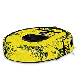 MightySkins Skin Compatible with iRobot Roomba i7 Robot Vacuum - Tread Lightly | Protective, Durable, and Unique Vinyl Decal wrap Cover | Easy to Apply, Remove, and Change Styles | Made in The USA