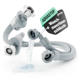greate Aquastop Hose Washing Machine & Dishwasher 1.5 m 3/4 Inch Washing Machine Hose Aquastop with Safety Valve Pack of 2