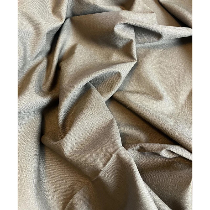 Codys Fine Fabric Gray Worsted Wool Fabric X 58" wide