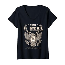 Womens Team O Neal Lifetime Member - O Neal Name V-Neck T-Shirt