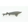 K&M Sturgeon Toy Hand Painted Rubber Fish Realistic Figurine Gift