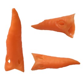 HAICN Carrot Nose Carrot Nose on Elasticated String Christmas Snowman Making Nose Dressing Prop for DIY Crafts Christmas Party Costumes