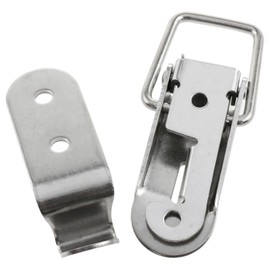 Zangc-Stainless Steel 90 Degree Tool Box Door Hood Locks Latches Cabinet Trunk Trailer Tool Box Door Hood Locks Latches Closet Case Box Chest Barn Crate Hasps Latches-2pcs