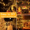 Hopexy Cluster Christmas Lights Outdoor, 9m 600LEDs Xmas Tree Fairy