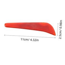 WOONEKY Red Agate Facial Scraping Tool Natural Massage Tool for Face Care Reduces Puffiness Smooth Touch for Home and Professional Use Accurate Acupoint Targeting