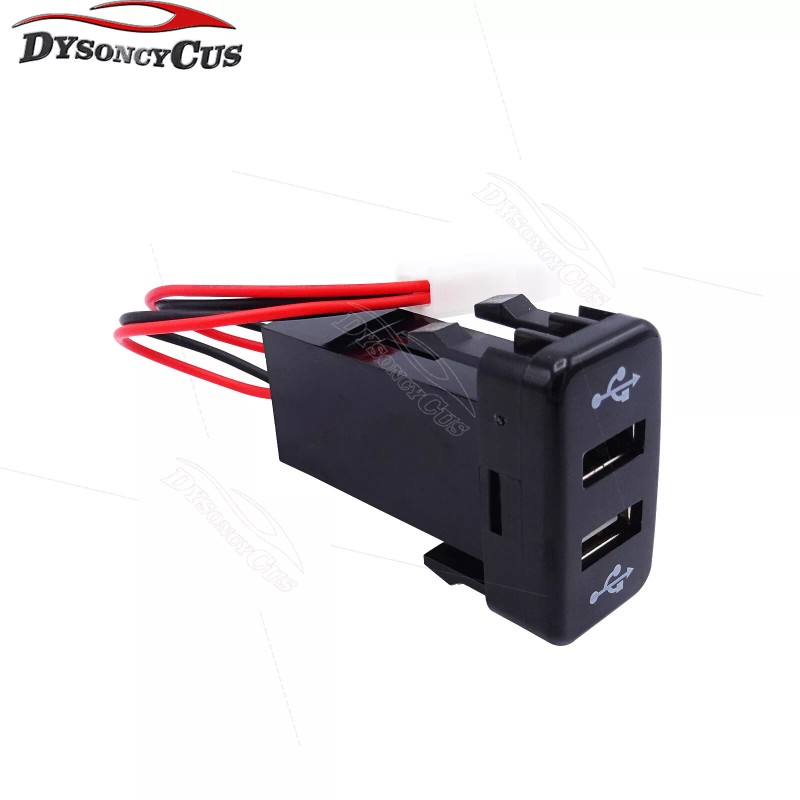 DYSO Fit Toyota Tacoma Land Cruiser 12V Blue Dual USB