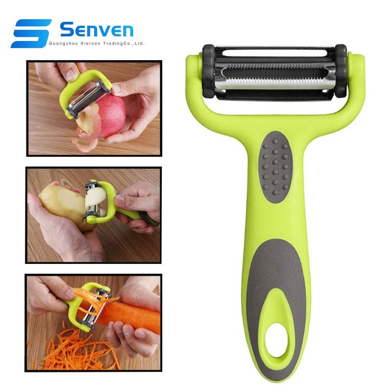 Senven 3-in-1 Peeler - Multi-Function Speed Y Peeler and Shredder.