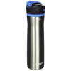 Contigo Ashland Water Bottle, 24 oz, Stainless Steel w/Blue Poppy