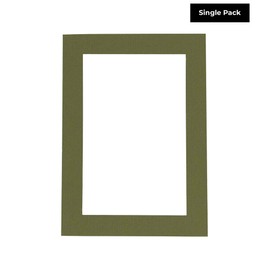 11x14 Mat for 16x20 Frame - Precut Mat Board Acid-Free Dill Green 11x14 Photo Matte For a 16x20 Picture Frame, Premium Matboard for Family Photos, Show Kits, Art, Picture Framing, Pack of 1 Mat