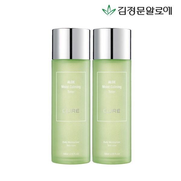 Kim Jeong-moon Aloe Cure Aloe Moist Calming Toner 130ml 2pcs