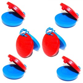 Castanets for musical Wooden instrument, Adults Fingers Castanets,Musical Castanets Instrument (6pcs)