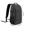 CURMIO Travel Backpack for Oxygen Tank, Black, 1 Count (Pack