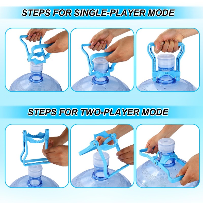 Lyreh 2pcs Heavy Duty Water Jug Handles, Plastic Ergonomic Heavy