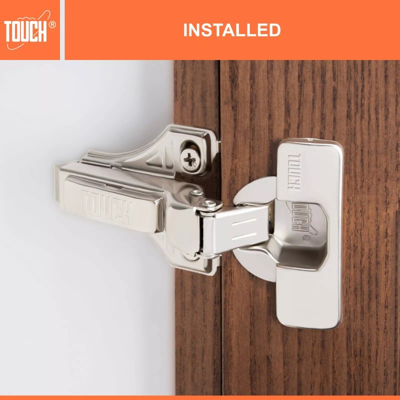 TOUCH FACE FRAME 3/8" Overlay Cabinet Door Hinge Concealed Euro