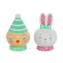 Johanna Parker Easter Dotties - Bunny and Chick Salt and Pepper Shaker Set