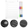 MAGICLULU Weekly Meal Planner Blackboard 1 Set Refrigerator Magnetic Calendar