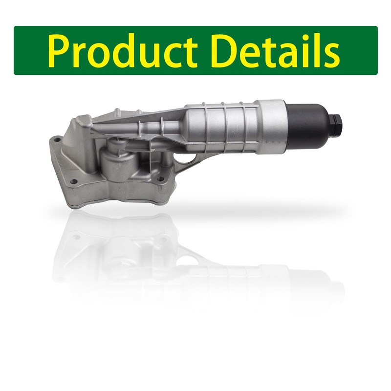 Upgrade Aluminum Engine Oil Cooler Filter Housing Compatile with Be-nz