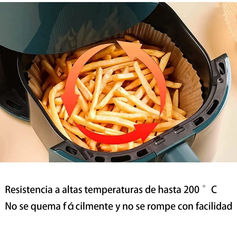 BOJA Papel para Freidora de Aire 150 PCS, Papel de