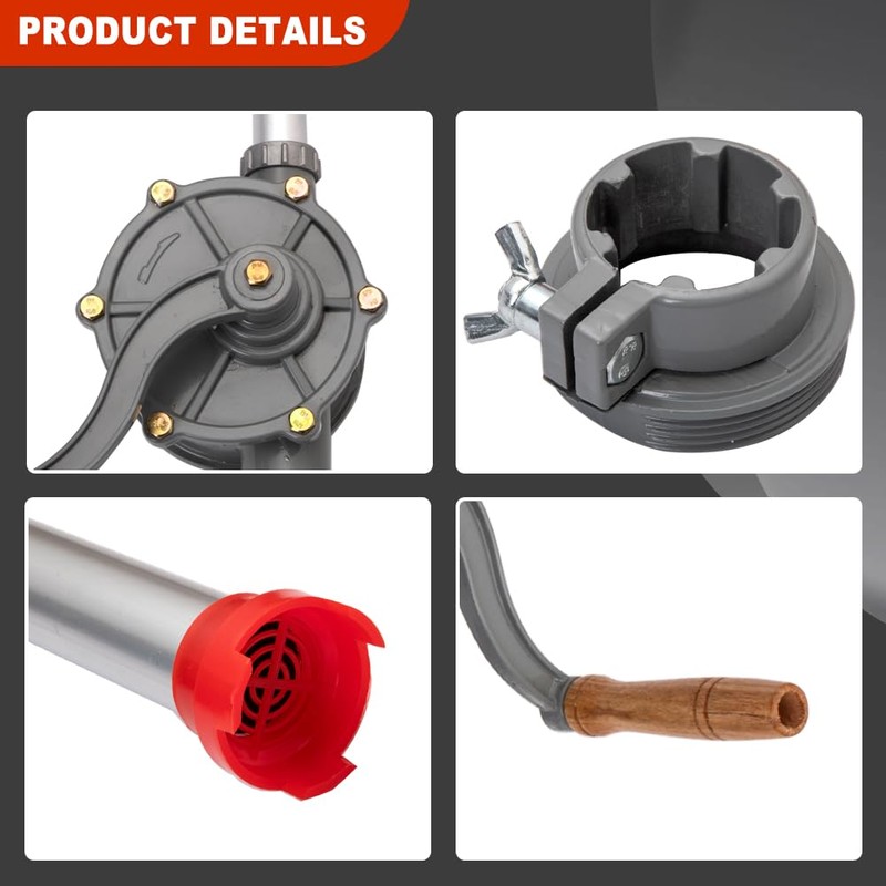 Lever Action Barrel Pump, 5 to 55 Gallon Drum pump,