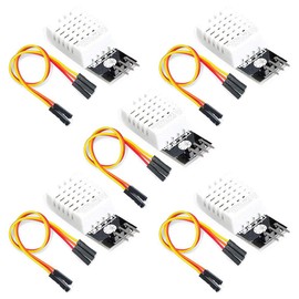 5 pcs DHT22/AM2302 Digital Temperature and Humidity Sensor Module Temperature Humidity Monitor Sensor Replace SHT11 SHT15 for Arduino Electronic Practice DIY