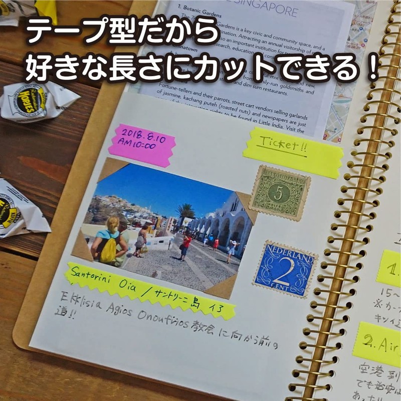 Yamato memokkuro-rute-pu Refill Lime 2 Roll