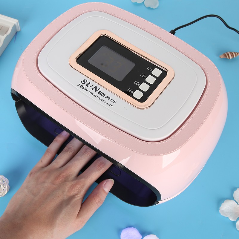 108W Intelligent Timing UV Gel Lamp Nail Curing Machine Nail