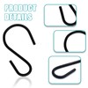 Litoexpe 120pcs Mini S Hooks for Hanging Plants Clothes, Small