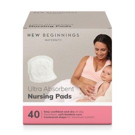 New Beginnings Bamboo Nursing Pads x 40