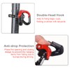 Universal Wheelchair Clamp Hook, Double-Head Mobility Walker Hanging Holder Clamp