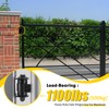 2 Pack Heavy Duty Weld-On Gate Hinges, Supports 1100lbs, Durable
