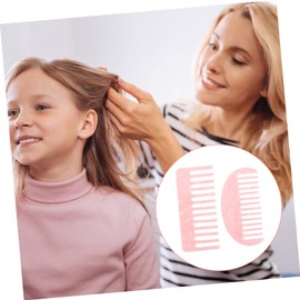 WOONEKY Hair Side Comb Set Double Sided Brush for Women French Side Hair Combs Acetate Material Easy Detangle Wet Hair