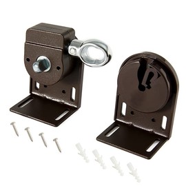 Roller Shade Bracket Coolaroo Replacement Parts for Indoor/Outdoor Sunshade and Roller Blinds Coolaroo Sun Shades Outdoor (Brown, Cordless Bracket)