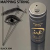 Permanent Black Eyebrow Mapping Yarn [2 Bottles 100 ft -