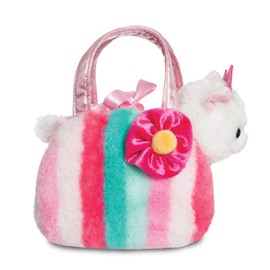 Aurora, 61433, Fancy Pal Princess Kitty with Multi-coloured Stripes, Soft Toy, Medium