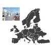 Generisch Europa Compass Sticker (RPT 53) (9 cm, Dark Grey
