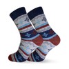 OCERA Pack of 2 warm Norwegian Hygge socks for men