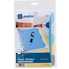 Avery® Write & Erase Plastic Dividers, 5 1/2" x 8