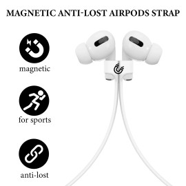 Geekria Wireless Earphones Magnetic Anti-lost Lanyard for True Wireless Earphone