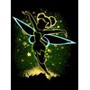 HUANNY DIY Diamond Painting Tinker Bell Diamond Art Kits, 5D