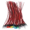90PCS 12V LED Lights Emitting Diodes 5mm 7 Colors Pre