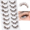 Lash Clusters Brown Lashes Natural Look False Eyelashes Mink DIY