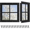 NOTASA Shed Windows 2 Pack, Chicken Coop Windows 12" x